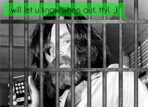 Who the hell gave this guy a cell phone?   www.prisoncellphones.com